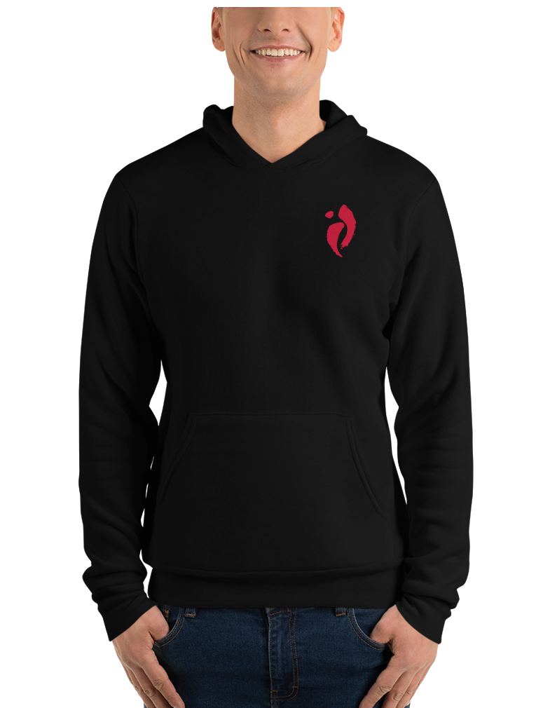 Unisex hoodie - Nia Swish Black