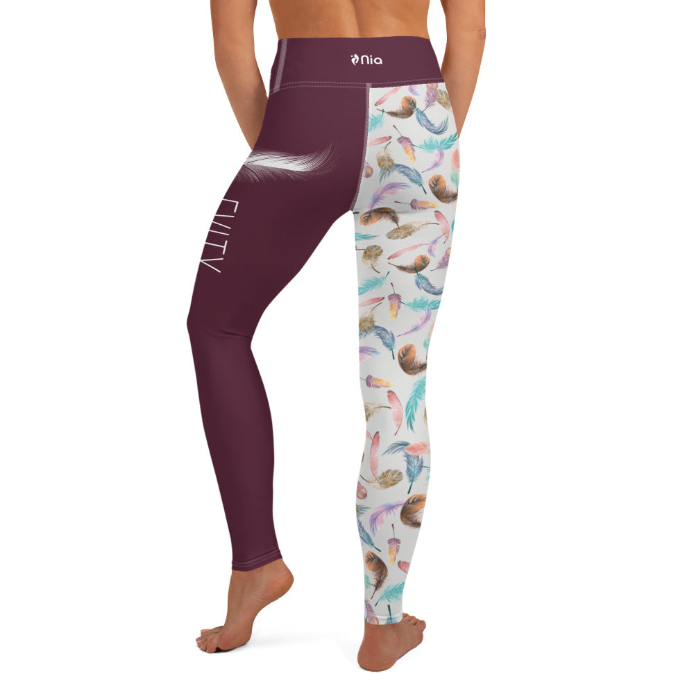 LEVITY Split Plum Leggings
