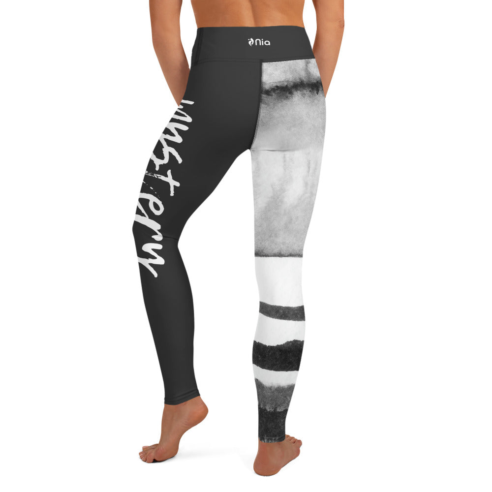 MYSTERY Light Grey Split Leggings