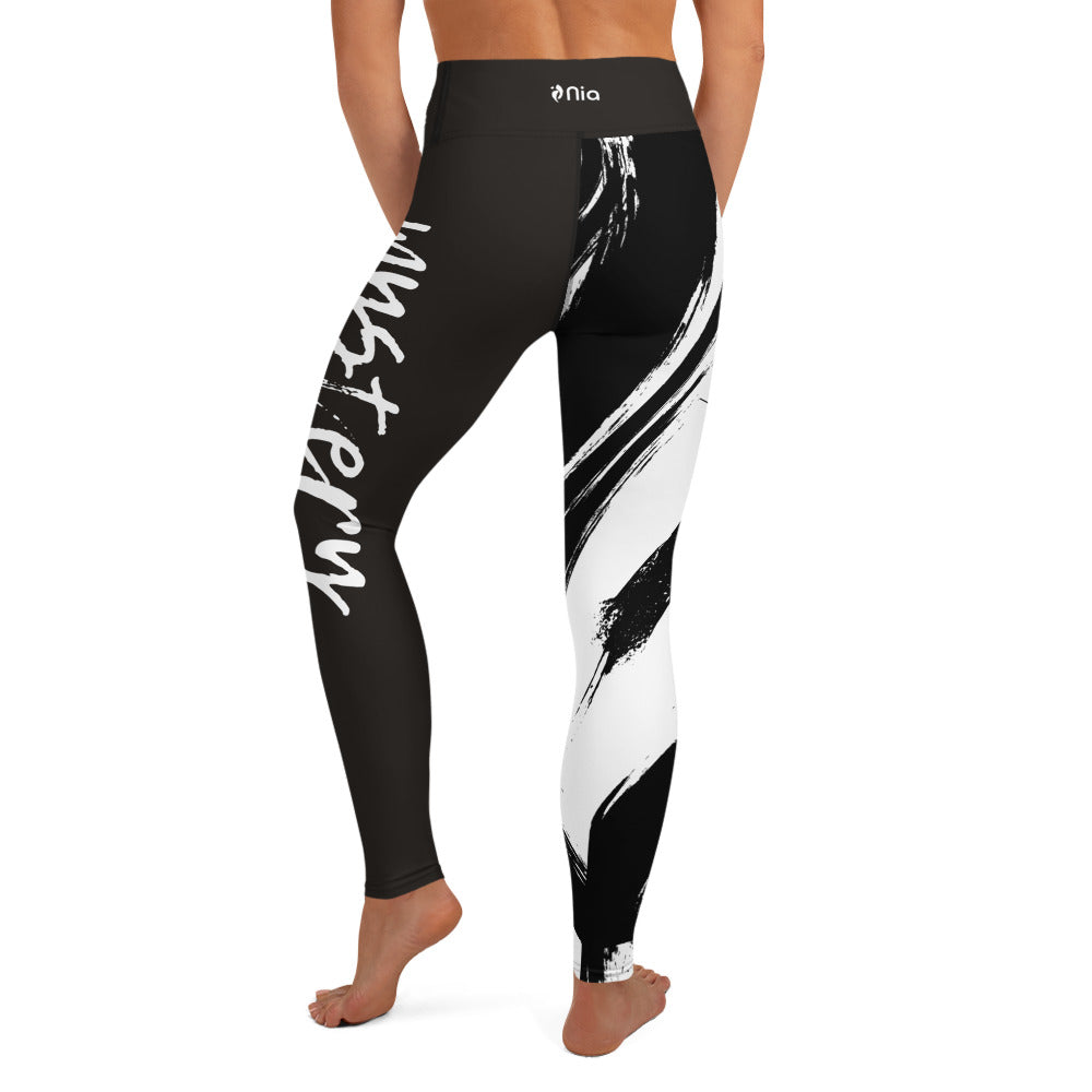 MYSTERY Dark Grey Split Leggings