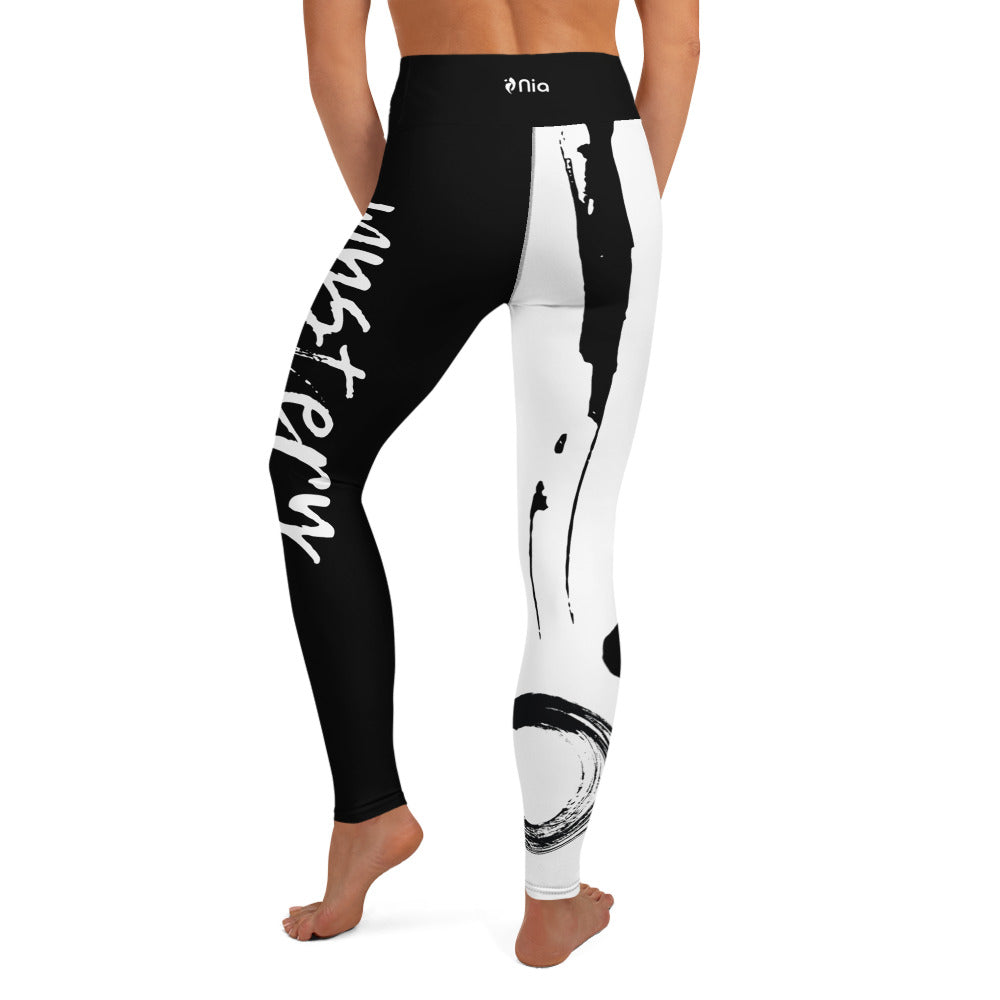 MYSTERY Black Split Leggings