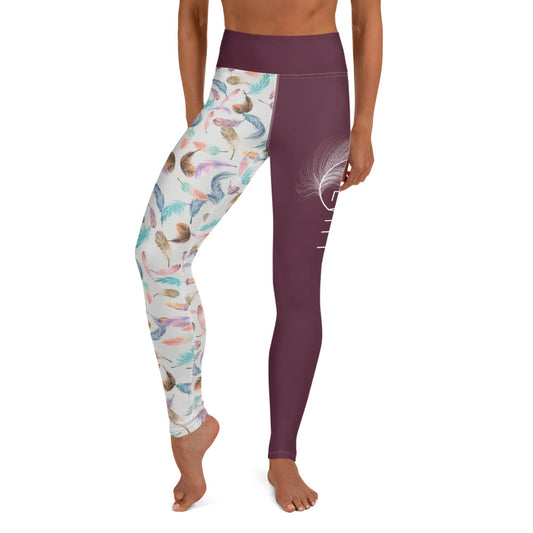 LEVITY Split Plum Leggings