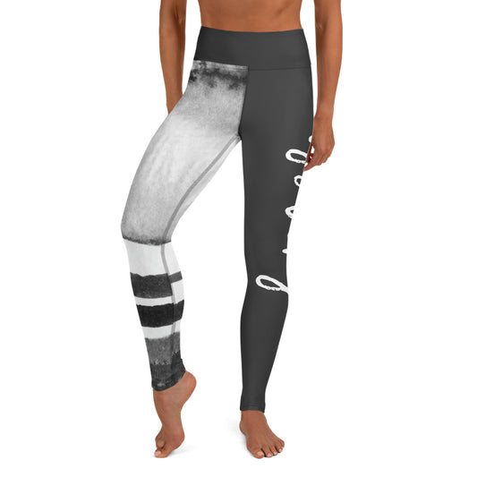 MYSTERY Light Grey Split Leggings