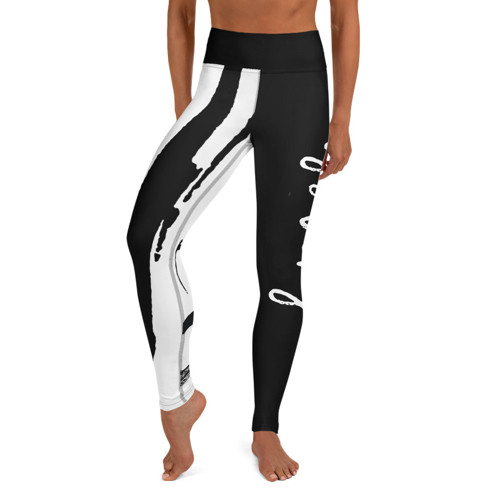 MYSTERY Black Split Leggings