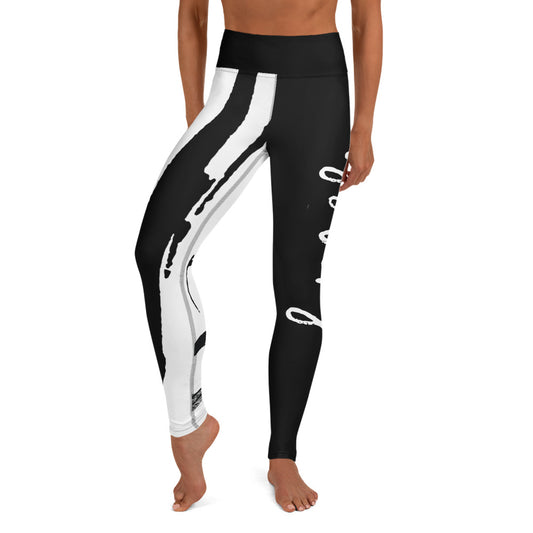 MYSTERY Black Split Leggings