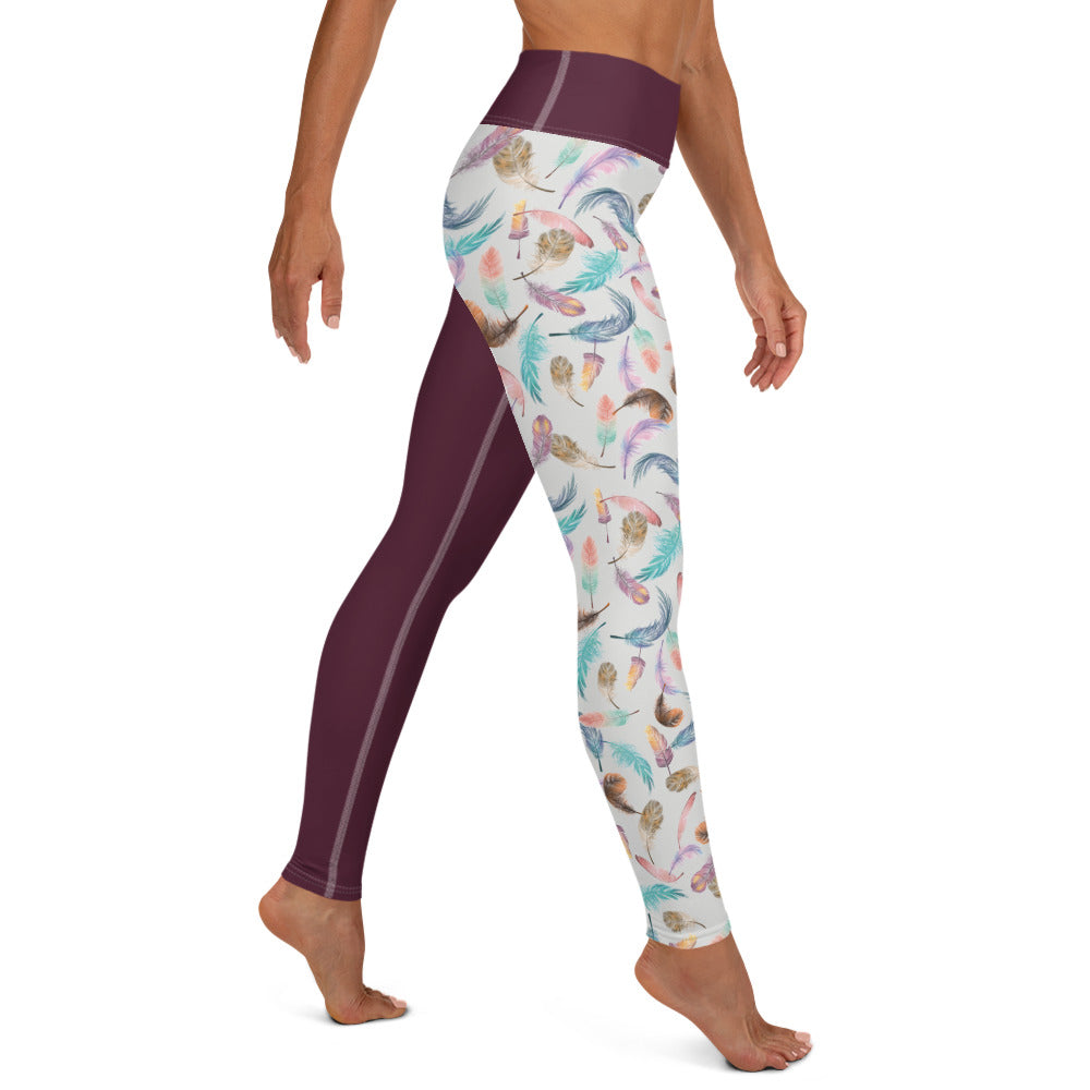 LEVITY Split Plum Leggings