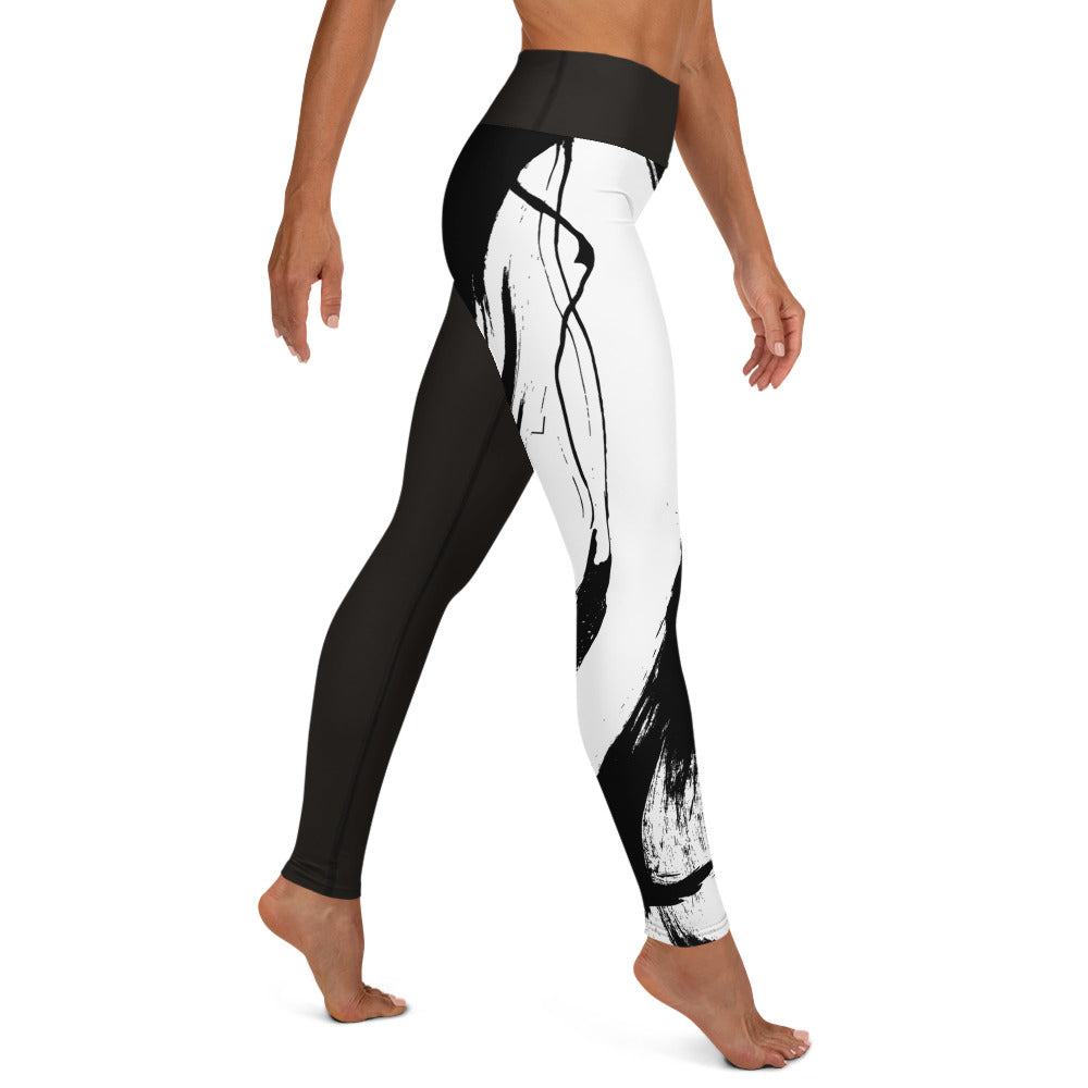 MYSTERY Dark Grey Split Leggings