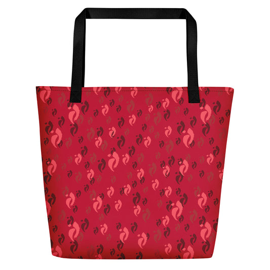 Nia Swish Beach Bag - Reds