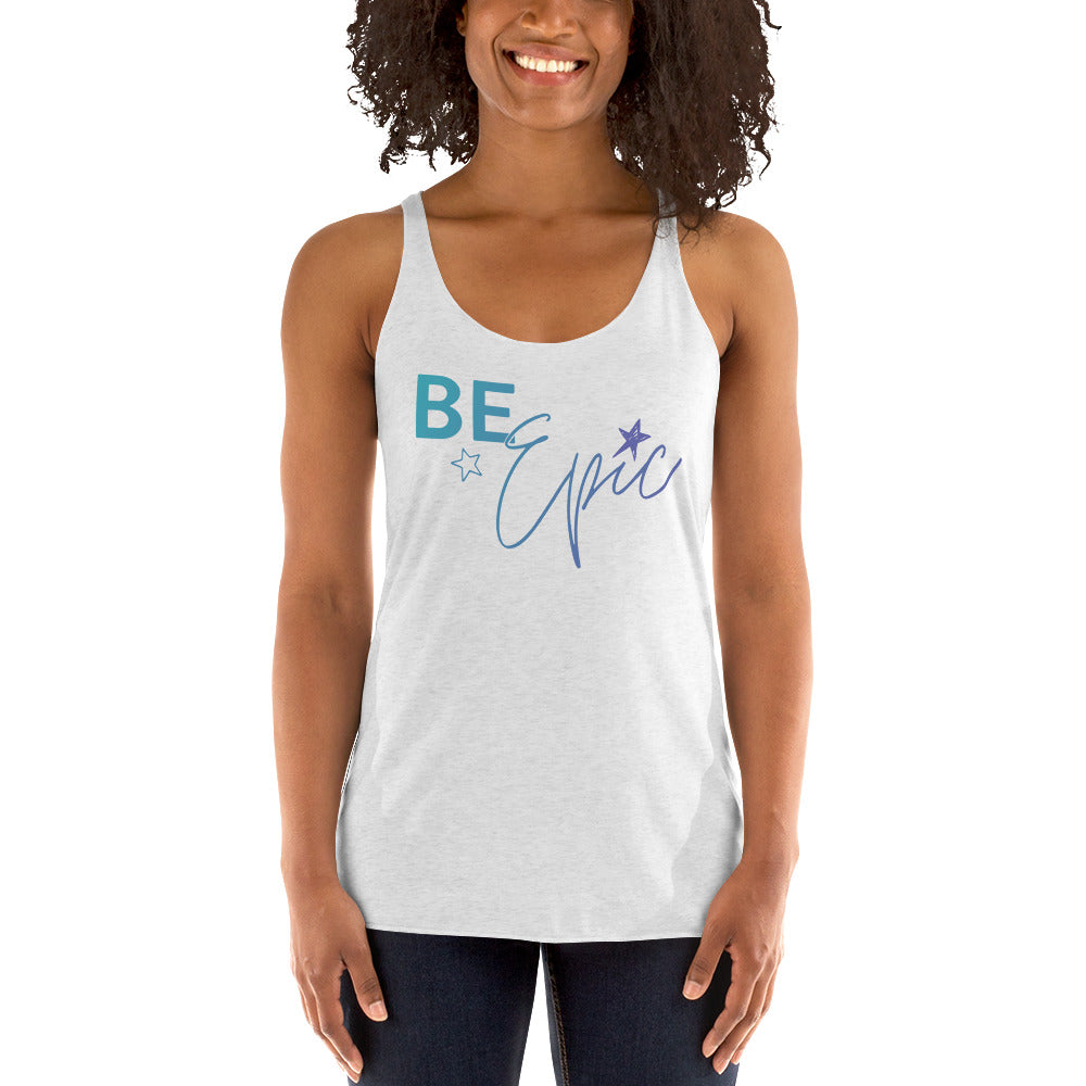 EPIC White Racerback Tank
