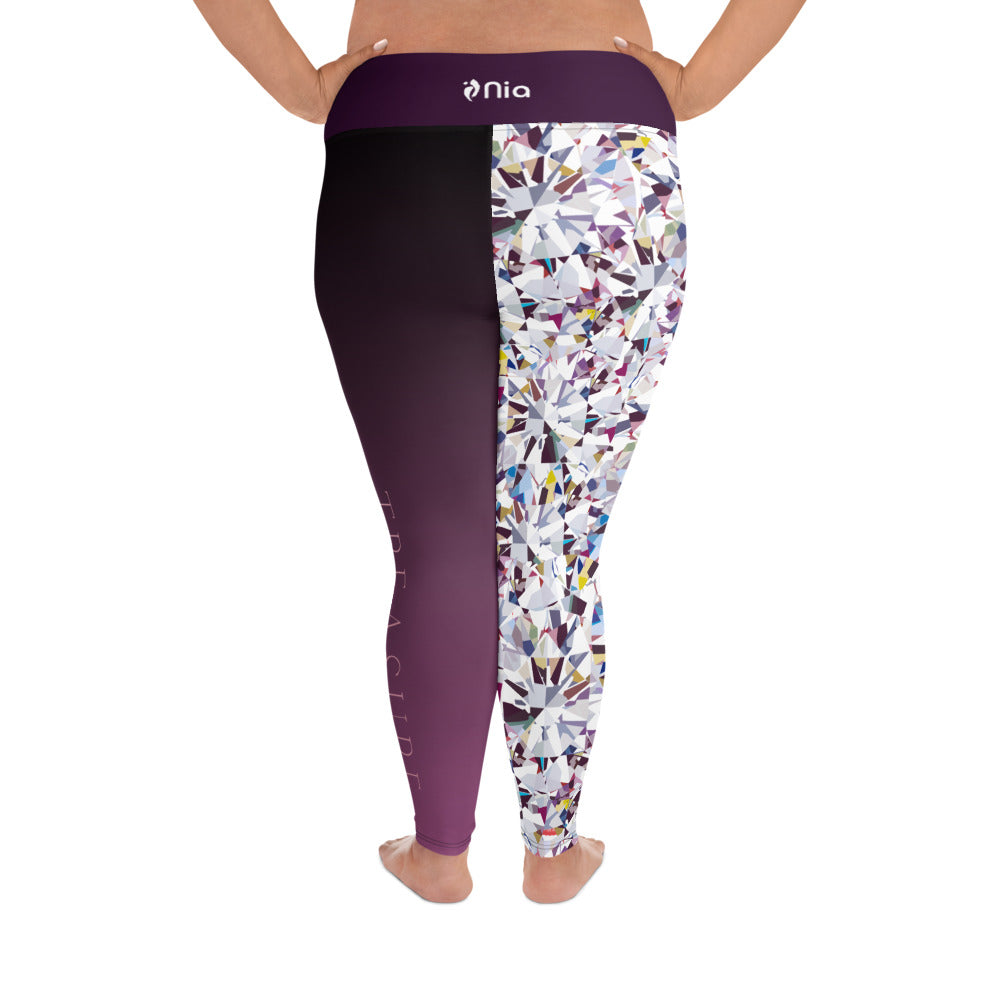 TREASURE Plus Size Split Leggings