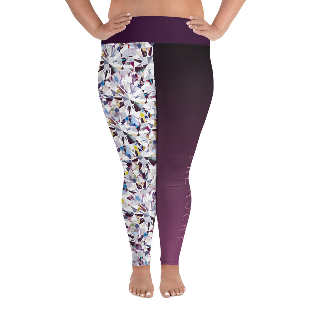 TREASURE Plus Size Split Leggings