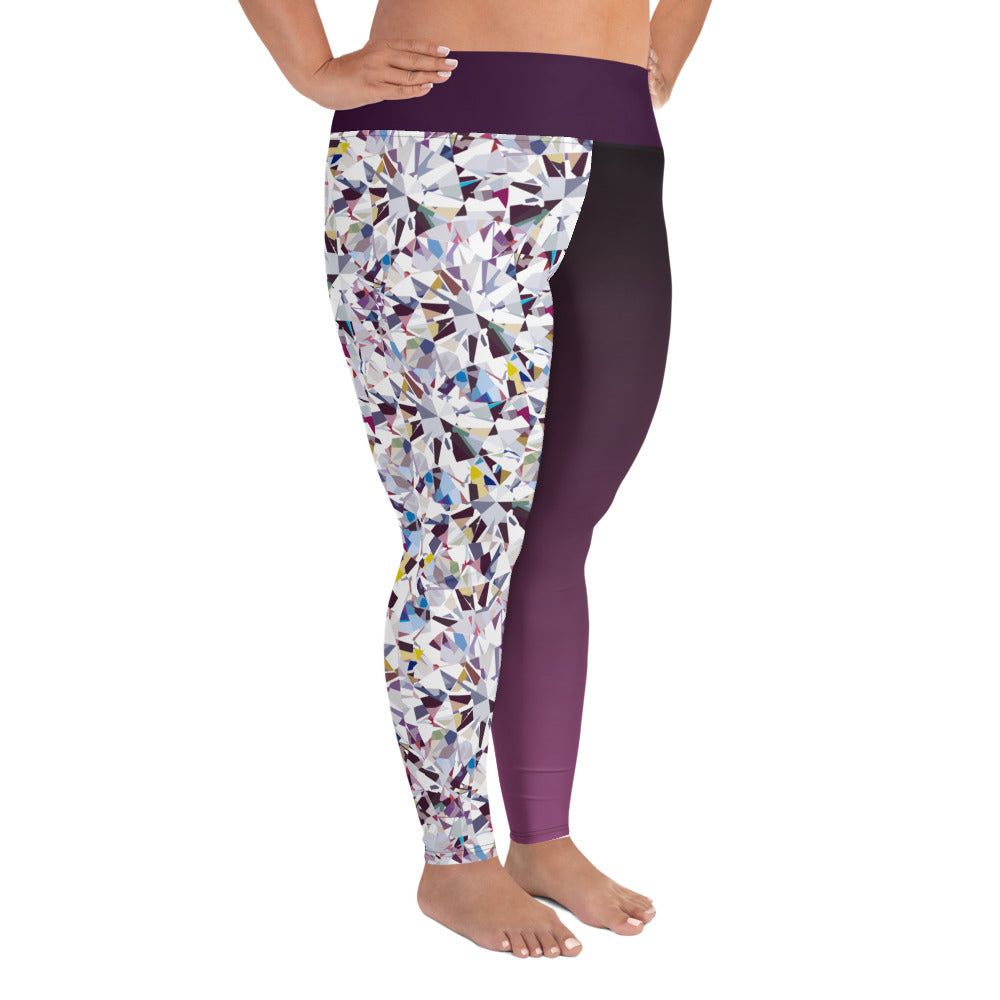 TREASURE Plus Size Split Leggings