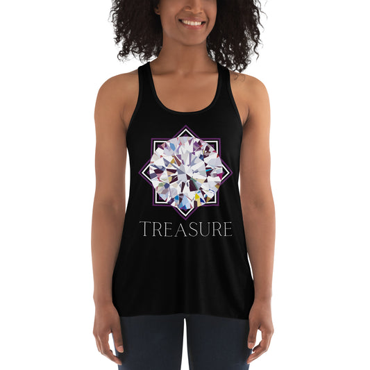 TREASURE Black Racerback Tank