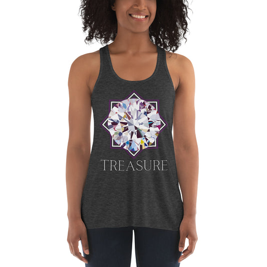 TREASURE Dark Grey Racerback Tank