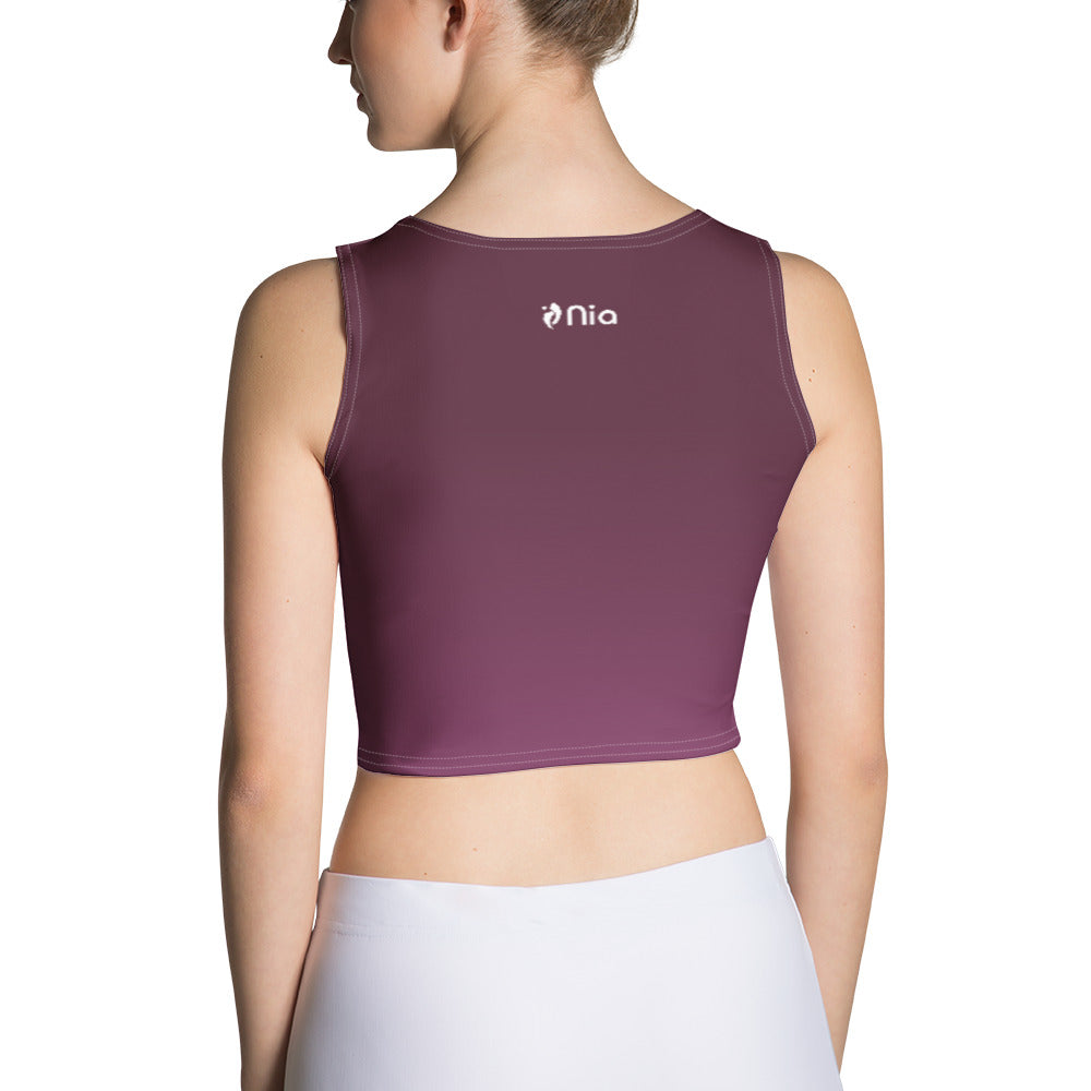 LEVITY Plum Blend Crop Top