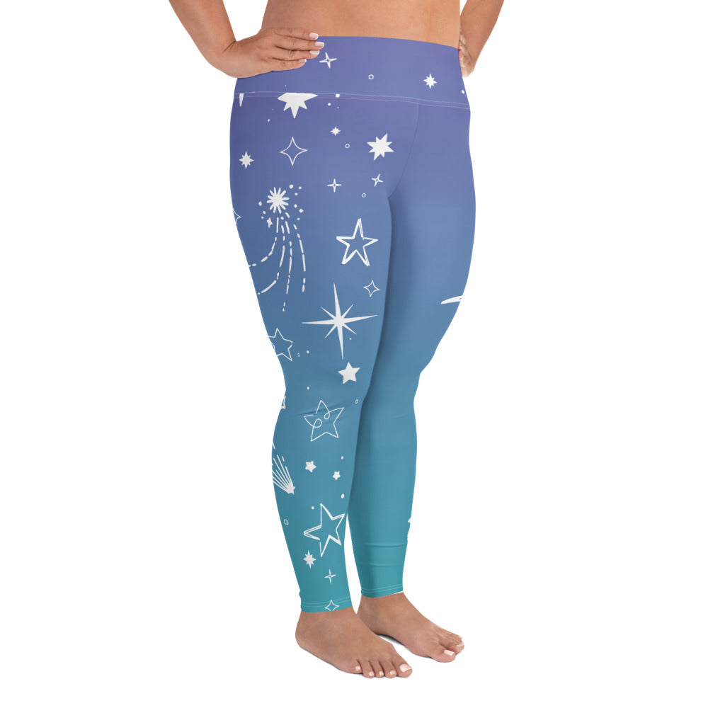 EPIC Day Sky Plus Size Leggings