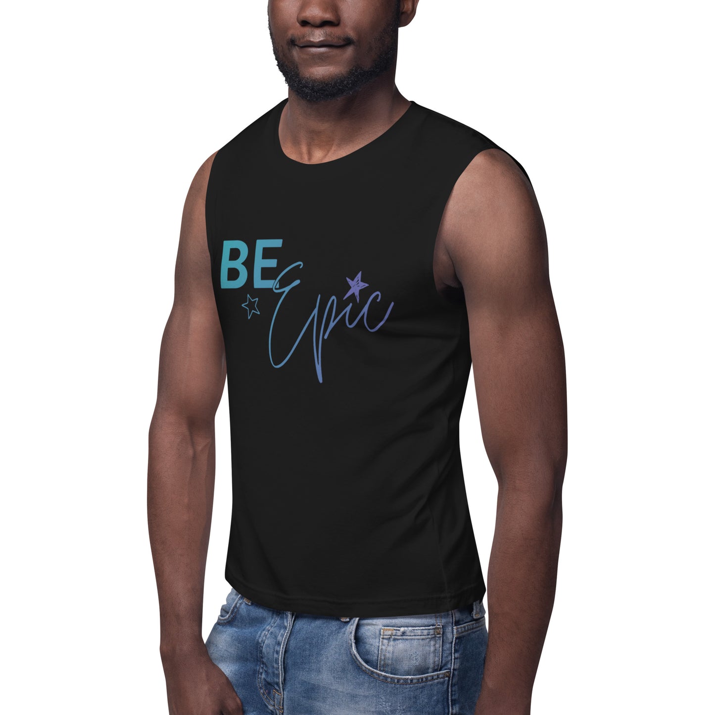 EPIC Black Unisex Muscle Tank