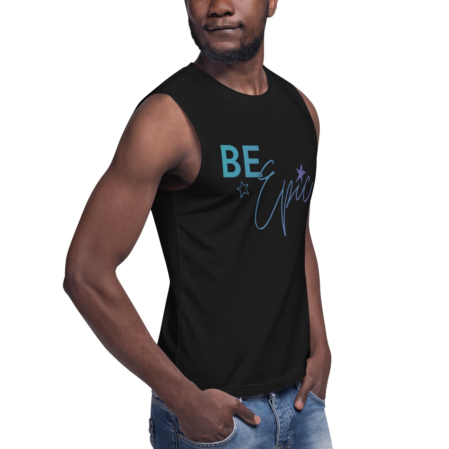 EPIC Black Unisex Muscle Tank